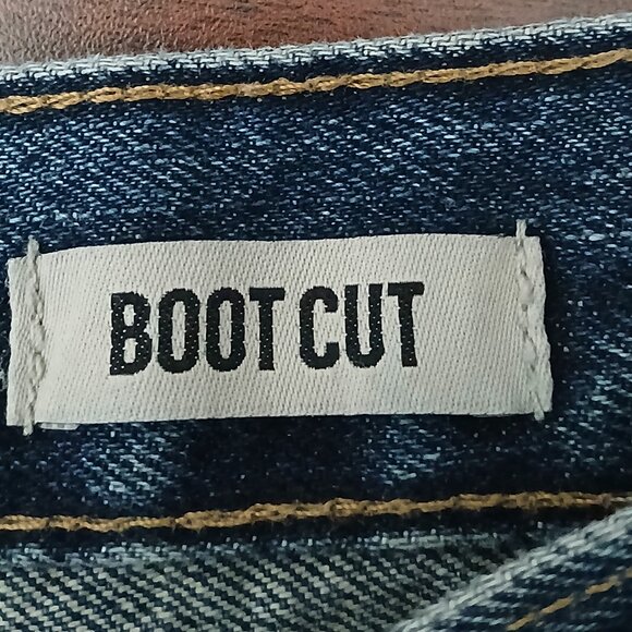 Harley Davidson Jeans Mens 34X30 Boot Cut Blue Denim 100% Cotton - Picture 9 of 10